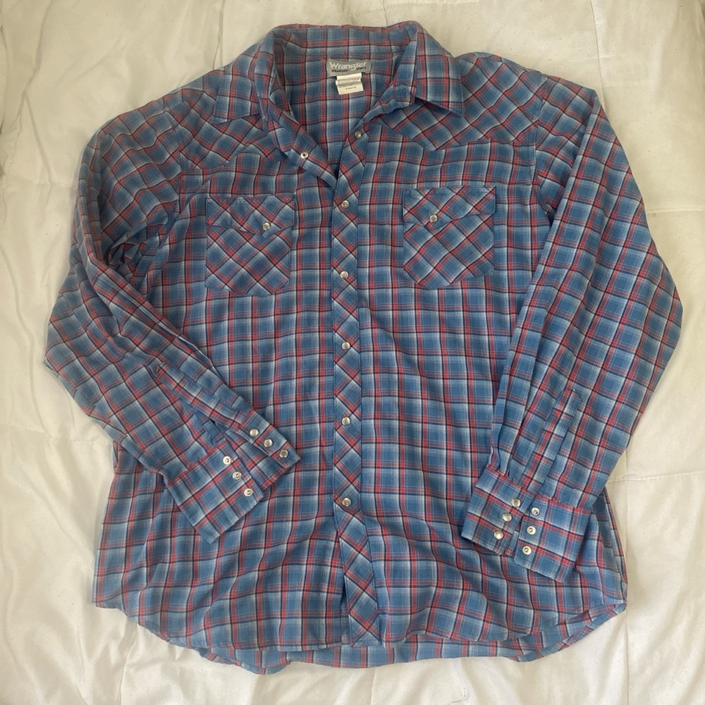 XL mens Wrangler button up shirt